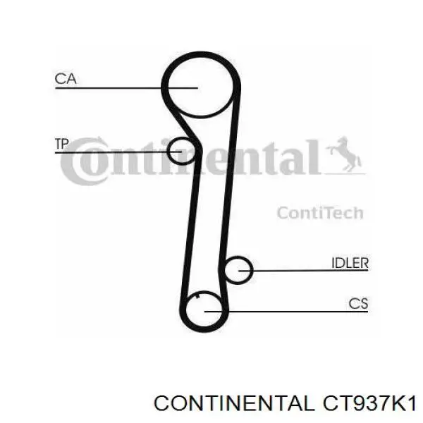 Купити CT937K1 Continental/Siemens ГРМ ремень