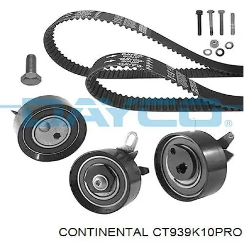 Комплект ГРМ Continental/Siemens CT939K10PRO ціна, від 164.27 USD