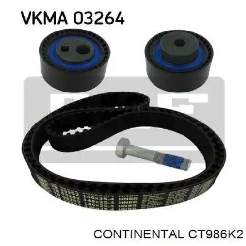 Комплект ГРМ CT986K2 Continental/Siemens