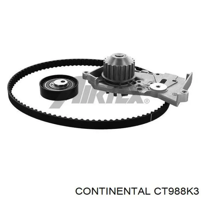 Комплект ГРМ CT988K3 Continental/Siemens