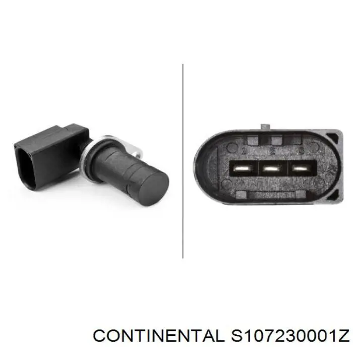 Датчик обертів колінвалу Continental/Siemens S107230001Z ціна, від 24.26 USD