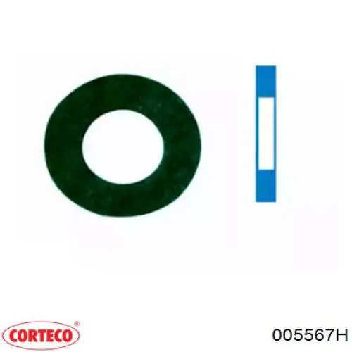 Купити 005567H Corteco Пробка піддона двигуна