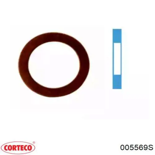 Прокладка пробки піддону двигуна 005569S Corteco