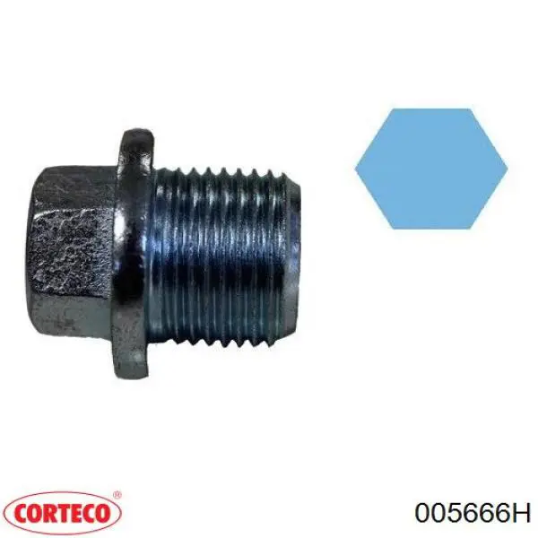 005666H Corteco Прокладка пробки піддону двигуна
