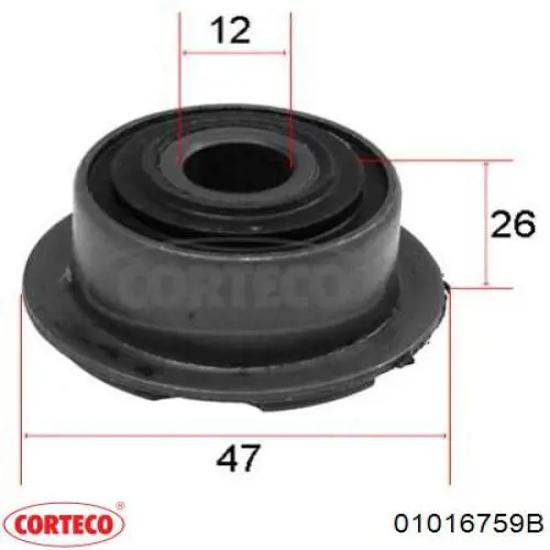 Купити 01016759B Corteco Сальник коленвала передній