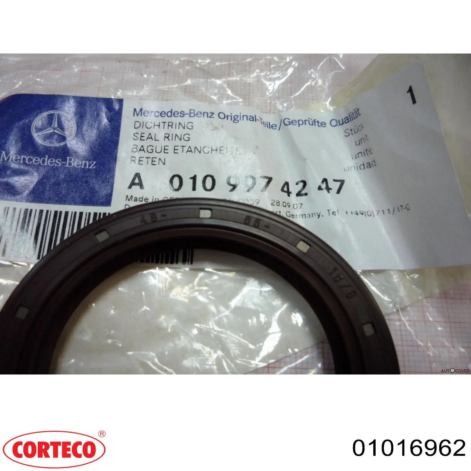 Ущільнювальне кільце, універсальне Corteco 01016962 ціна, від 4.44 USD
