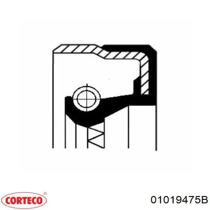 Сальник редуктора заднього моста Corteco 01019475B ціна, від 7.18 USD