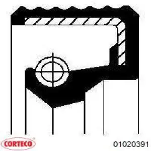Сальник насосу г/п керма (ГПК) Corteco 01020391 ціна, від 4.59 USD