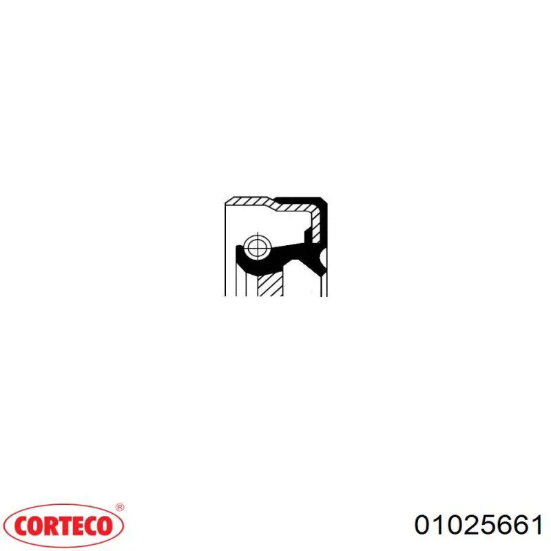Сальник хвостовика редуктора заднього моста Corteco 01025661 ціна, від 5.88 USD