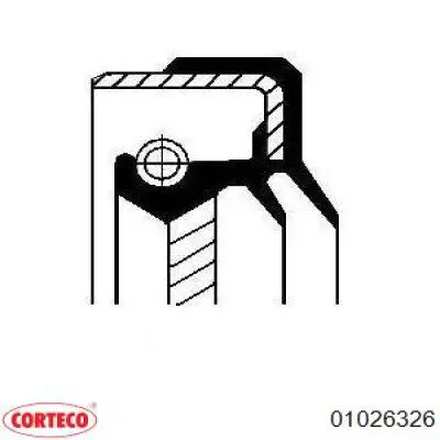 01026326 Corteco Сальник хвостовика редуктора заднього моста