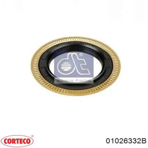 Купити 01026332B Corteco Сальник передньої маточини