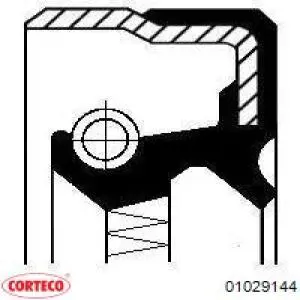 Сальник редуктора переднього моста 01029144 Corteco