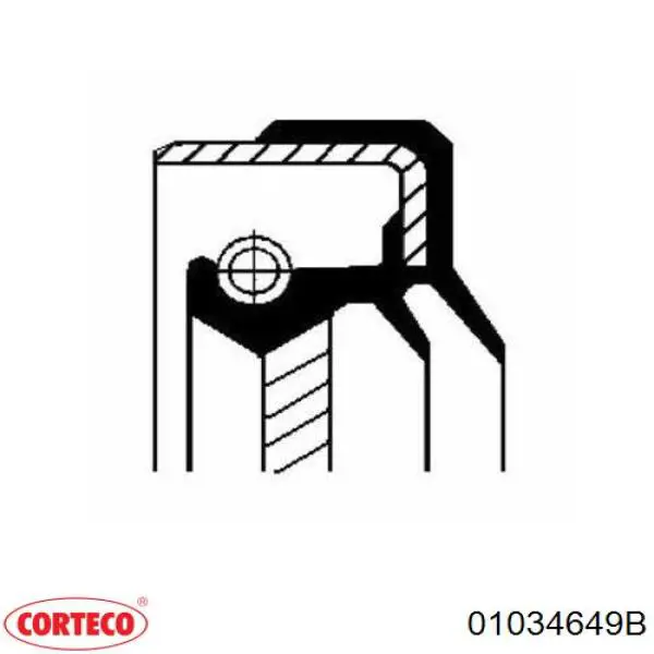 Сальник редуктора заднього моста Corteco 01034649B ціна, від 16.54 USD