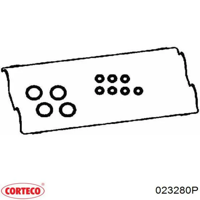 Прокладка клапанної кришки двигуна, верхня Corteco 023280P