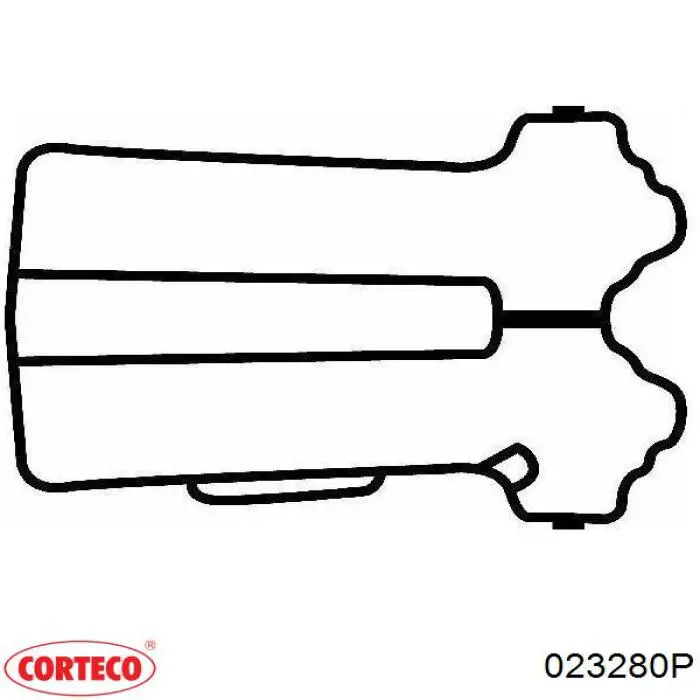 Прокладка клапанної кришки двигуна, верхня Corteco 023280P ціна, від 3.66 USD