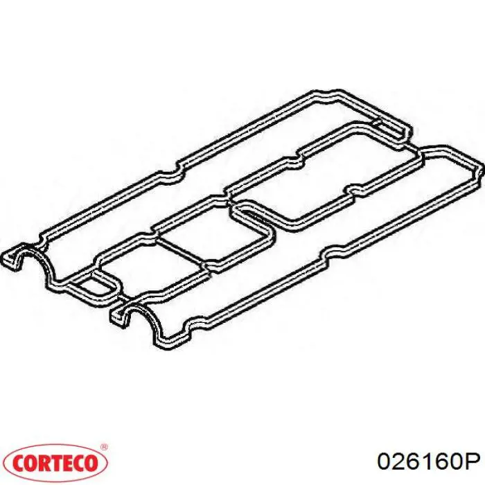 Прокладка клапанної кришки двигуна Corteco 026160P ціна, від 9.97 USD