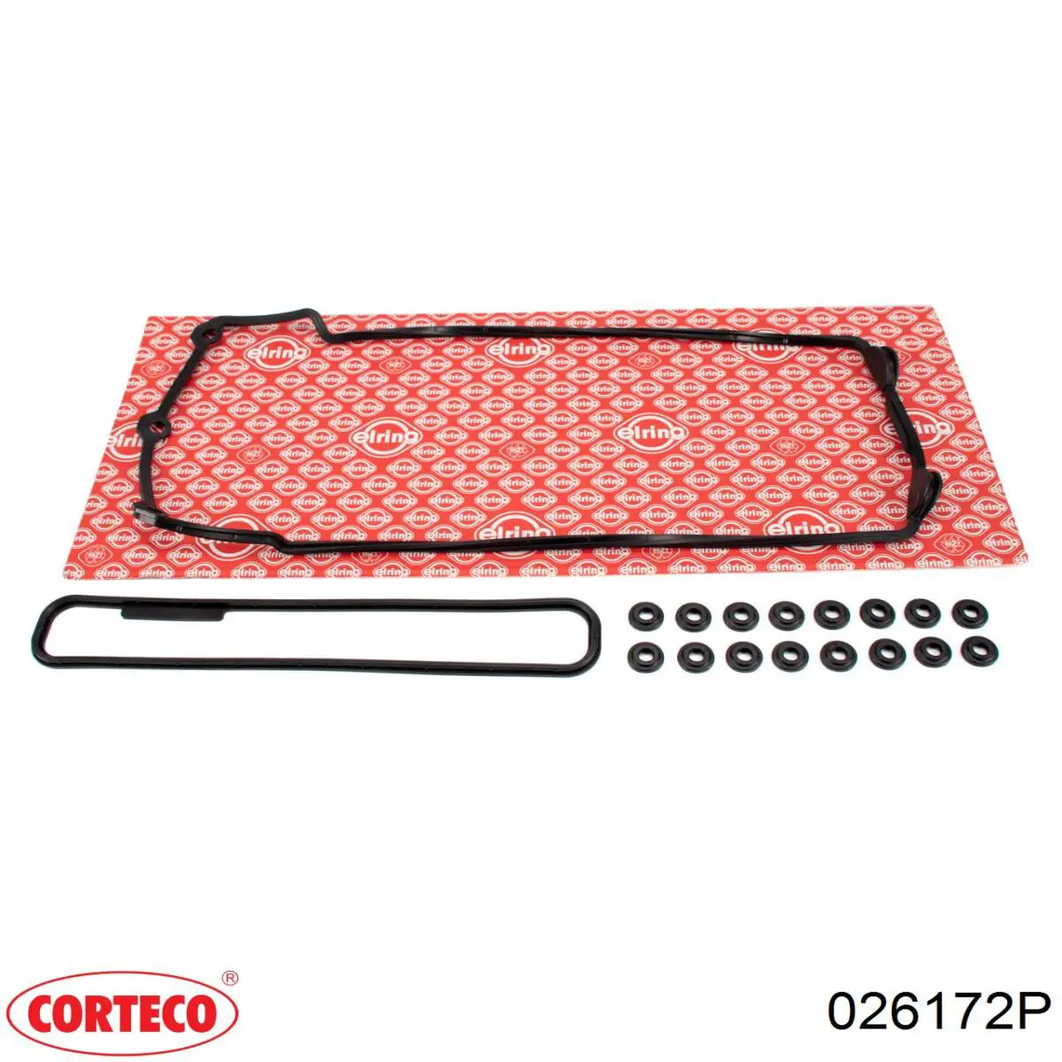 Прокладка клапанної кришки двигуна, права Corteco 026172P