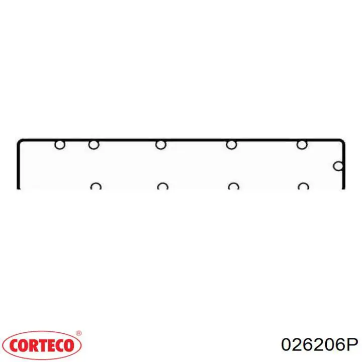 Прокладка клапанної кришки, ліва Corteco 026206P ціна, від 4.83 USD