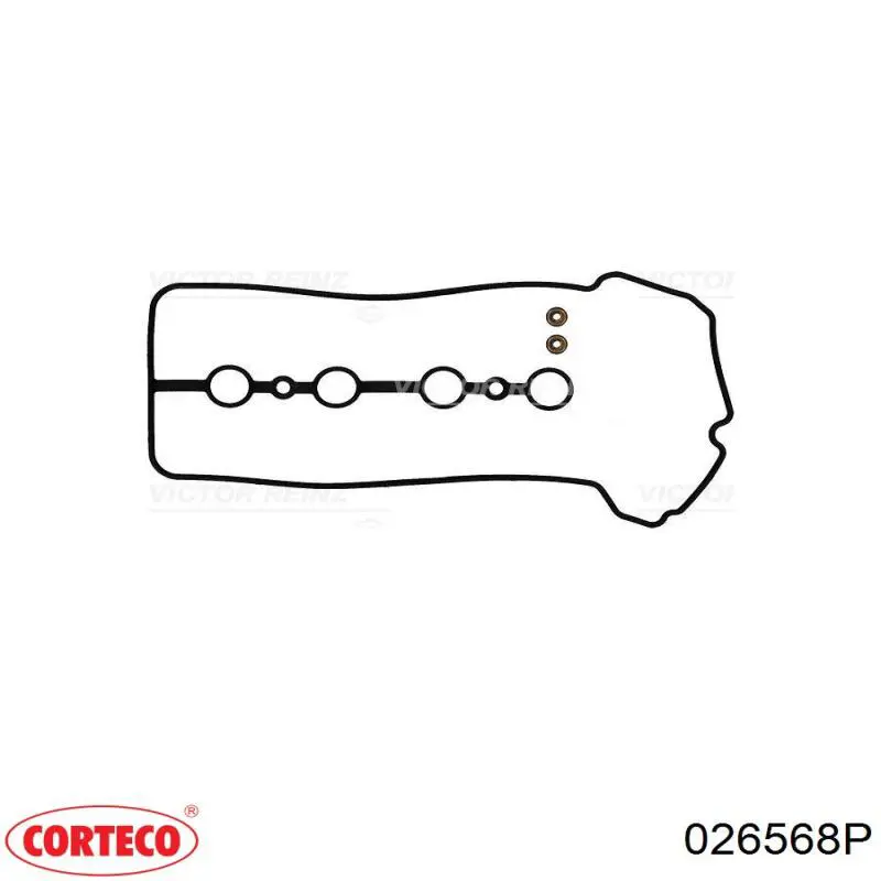 026568P Corteco прокладка клапанної кришки двигуна