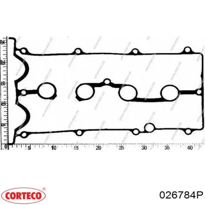 Прокладка клапанної кришки двигуна Corteco 026784P ціна, від 10.37 USD