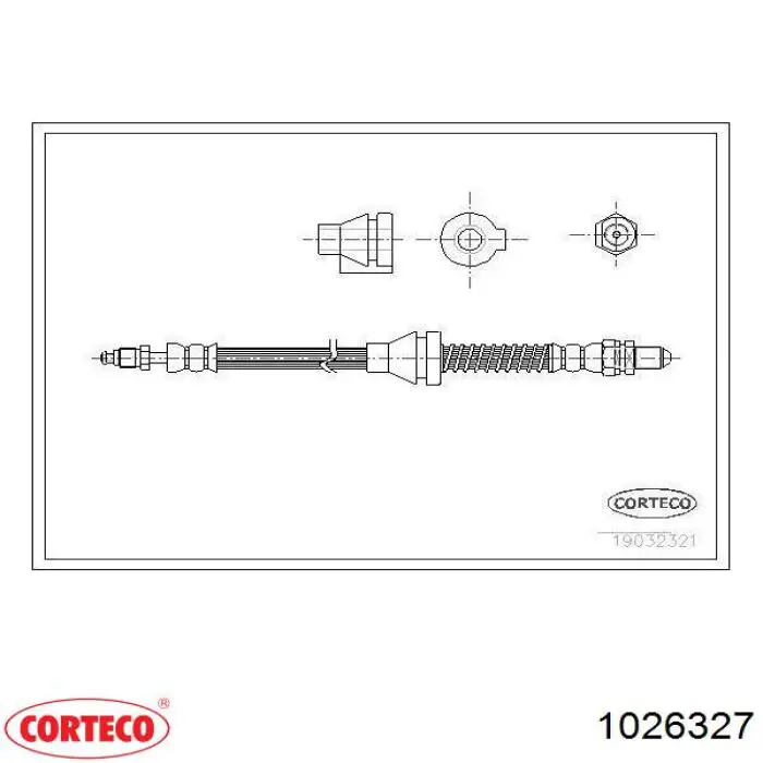 Купити 1026327 Corteco Сальник передньої маточини, внутрішній