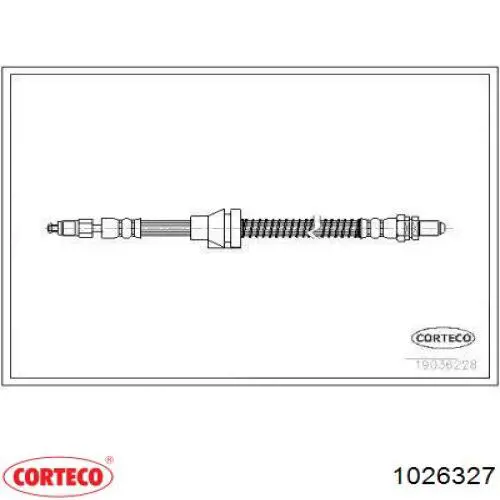 1026327 Corteco Сальник передньої маточини, внутрішній