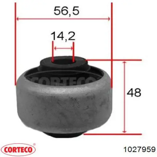 1027959 Corteco Сальник двигуна, распредвала