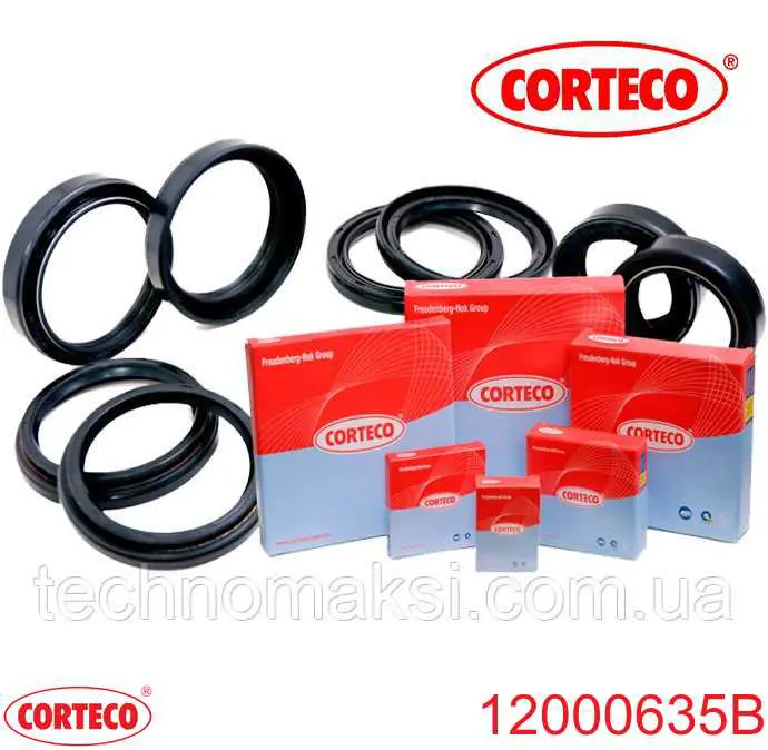 Сальник АКПП/КПП, вихідного/вторинного валу Corteco 12000635B ціна, від 2.84 USD