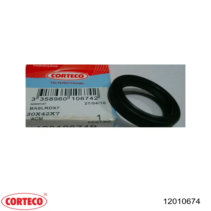 Сальник распредвала 12010674 Corteco