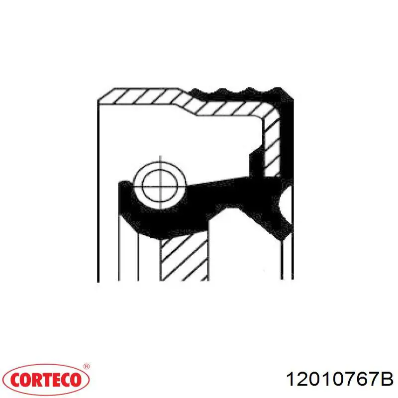 Сальник ПНВТ Corteco 12010767B ціна, від 0.76 USD