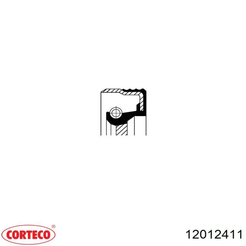 Купити 12012411 Corteco Сальник распредвала