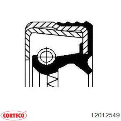 Сальник хвостовика редуктора заднього моста 12012549 Corteco