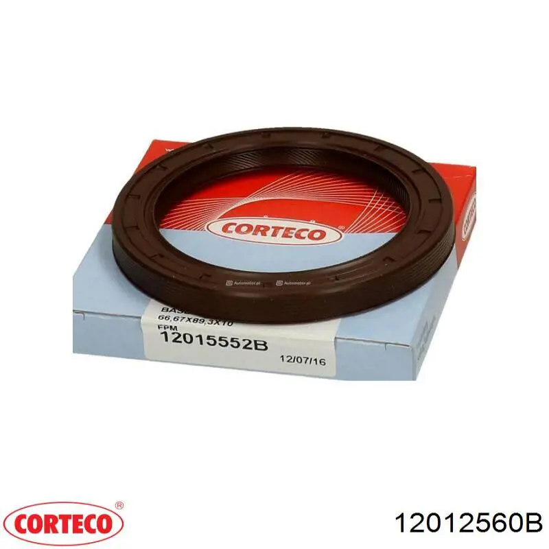 Сальник колінвала двигуна, задній Corteco 12012560B ціна, від 7.14 USD