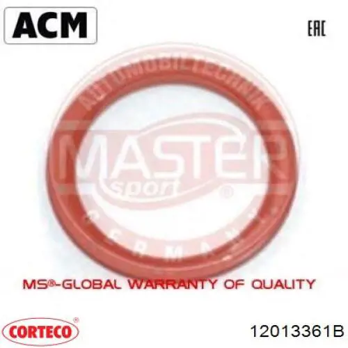 Сальник колінвала задній 0750111334 ZF Parts