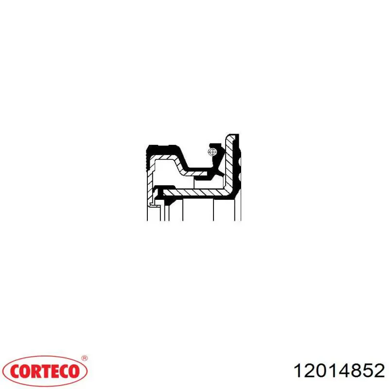 Сальник задньої маточини 12014852 Corteco