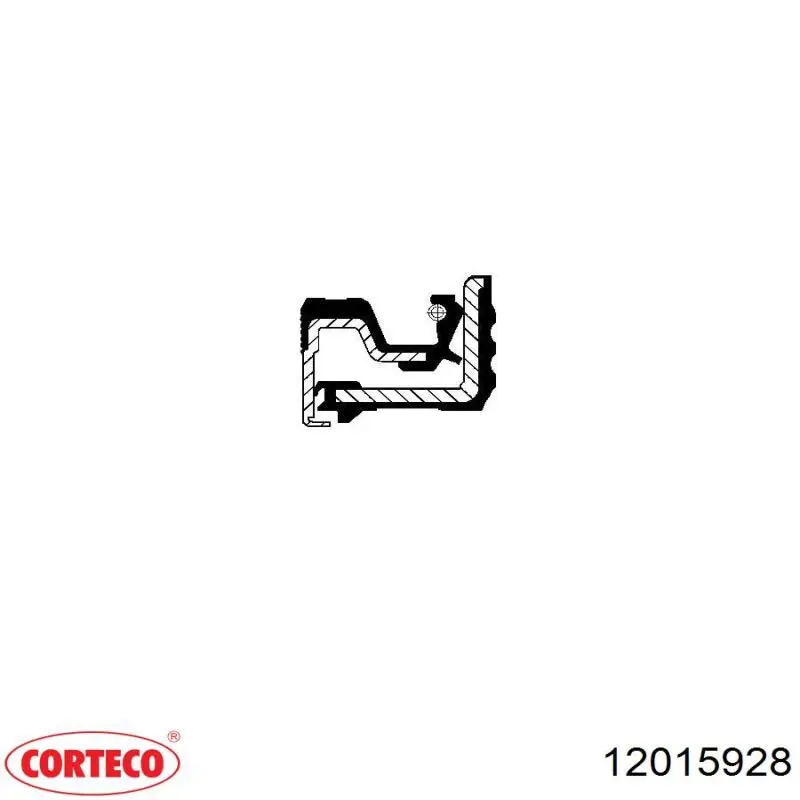 Сальник передньої маточини 12015928 Corteco