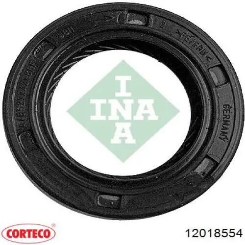 Сальник распредвала двигуна, передній Corteco 12018554 ціна, від 6.67 USD