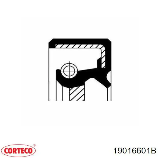 Сальник масляної помпи Corteco 19016601B ціна, від 4.92 USD