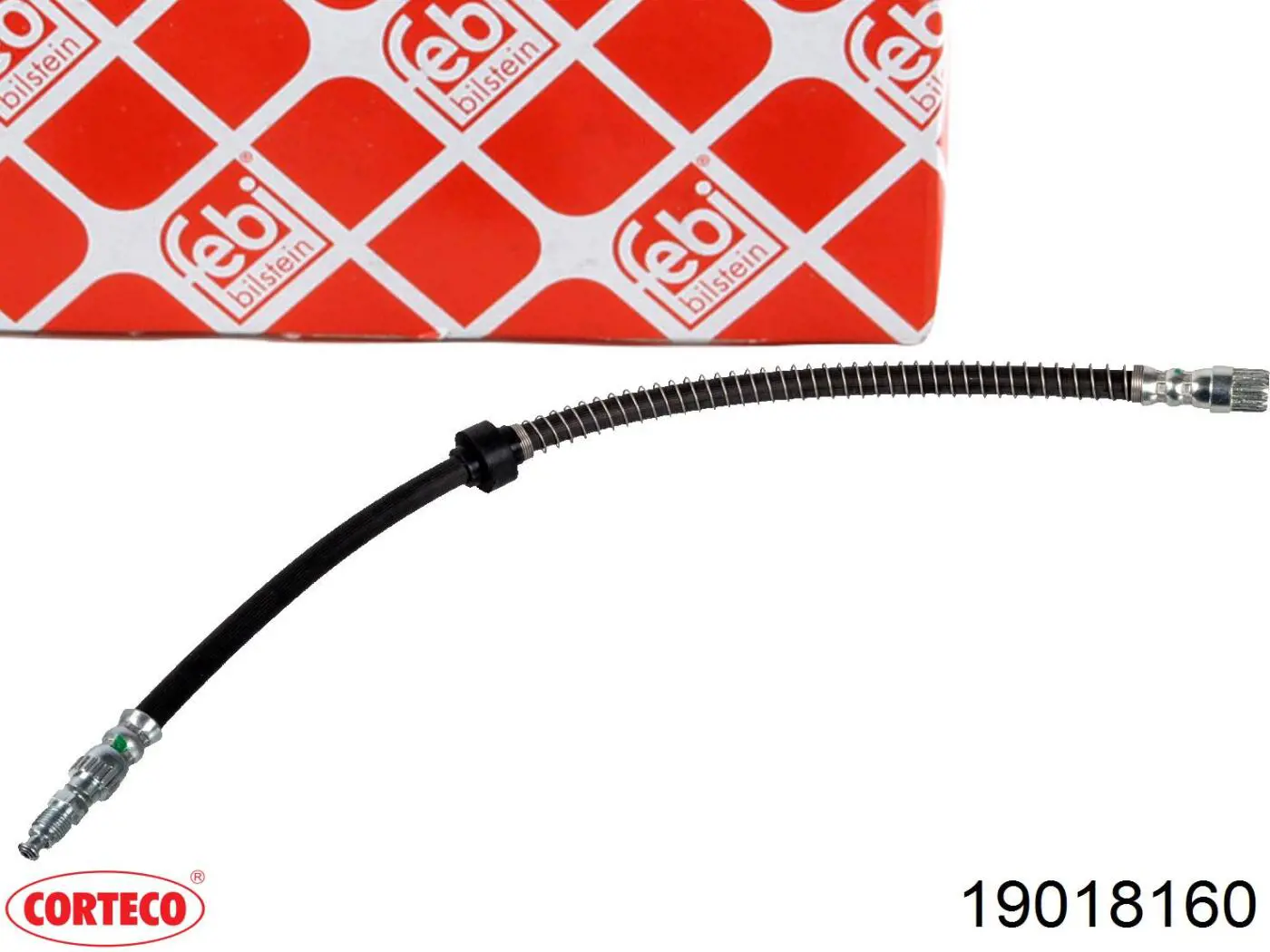 Шланг гальмівний передній Corteco 19018160 ціна, від 7.03 USD