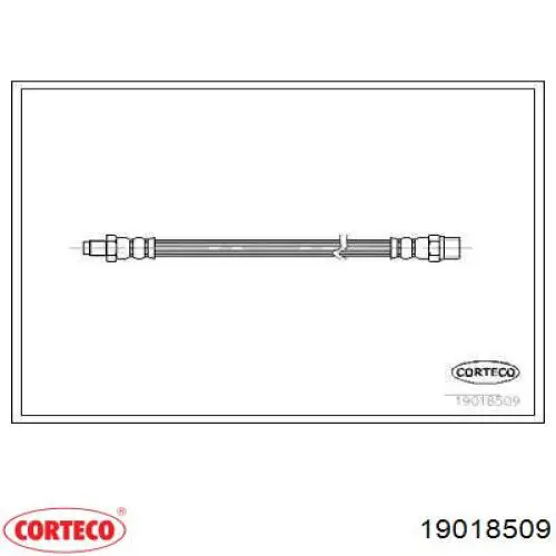 Шланг гальмівний задній 19018509 Corteco