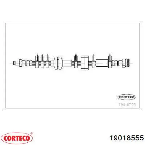 Шланг гальмівний передній Fiat/Alfa/Lancia 71736973 ціна, від 15.45 USD
