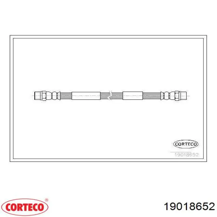 Гальмівні шланги передні 19018652 Corteco