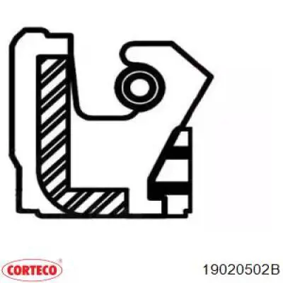 Сальник рулевой рейки CORTECO 19020502B