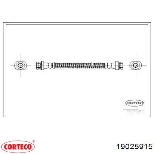 Шланг гальмівний задній Corteco 19025915 ціна, від 6.59 USD