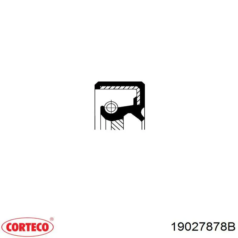 19027878B Corteco Сальник куліси КПП