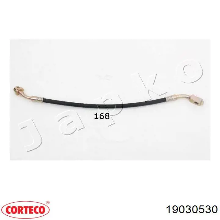 Шланг гальмівний передній, правий Corteco 19030530 ціна, від 13.54 USD