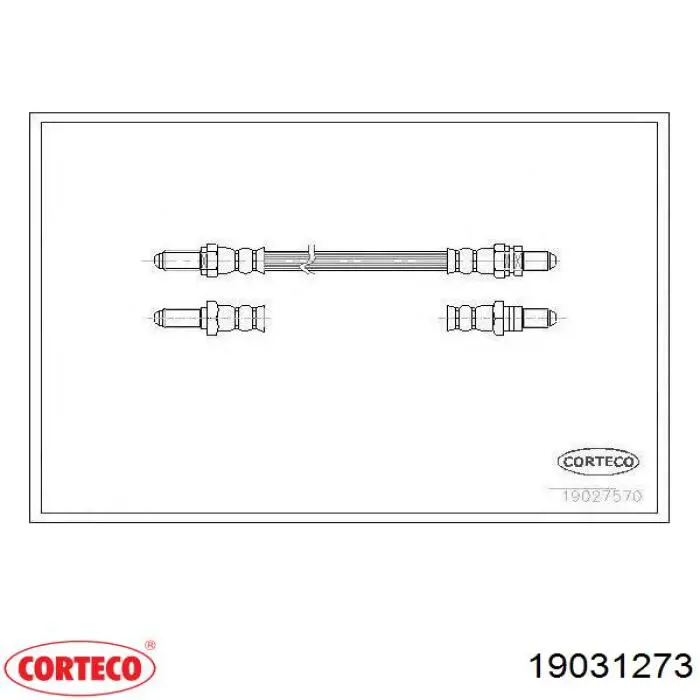 Труба Corteco 19031273 ціна, від 11.29 USD