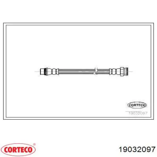 Шланг гальмівний задній Corteco 19032097 ціна, від 7.89 USD