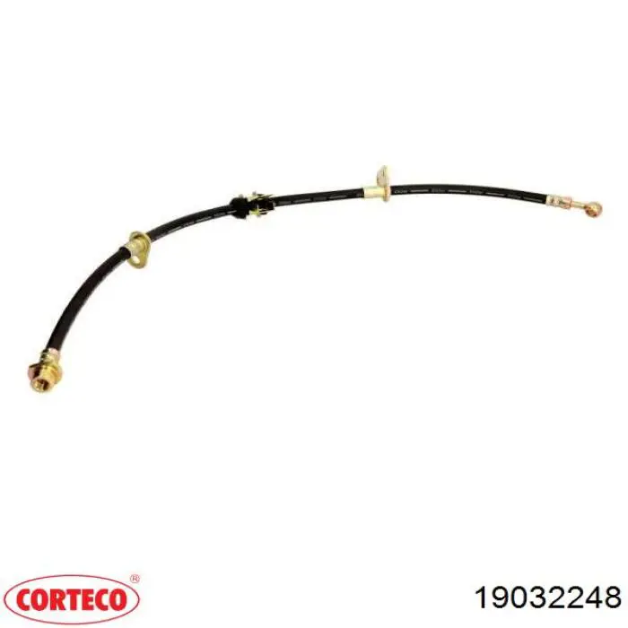 Шланг гальмівний передній, правий Corteco 19032248 ціна, від 23.53 USD