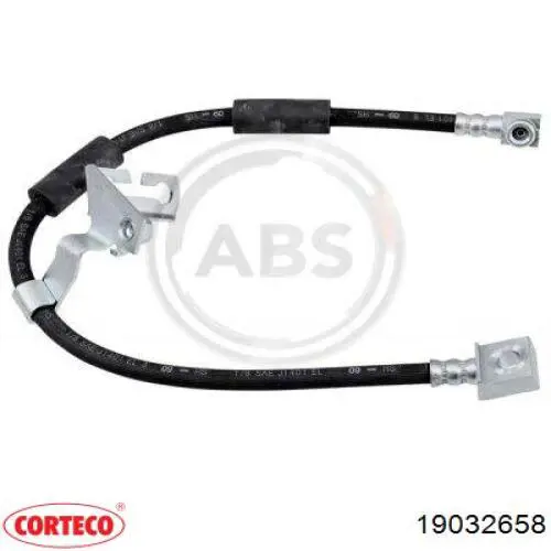 BH380071 Raybestos Шланг гальмівний передній, правий